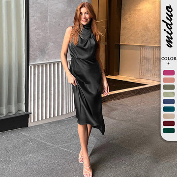 Sexy Halter Women Evening Party Dresses-Dresses-Free Shipping at meselling99