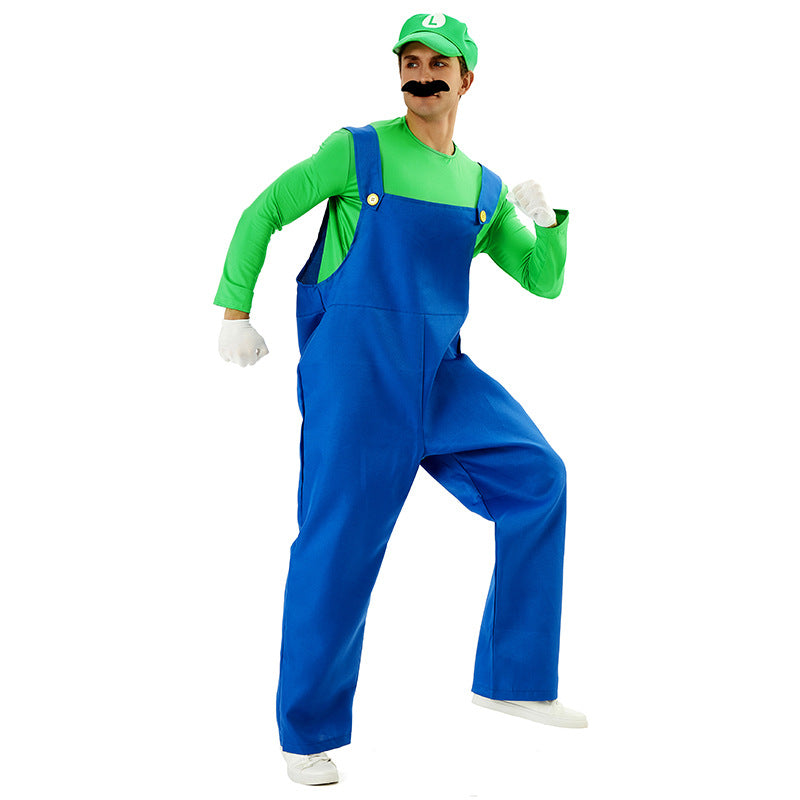 Adult Mario Costume for Halloween Cosplay