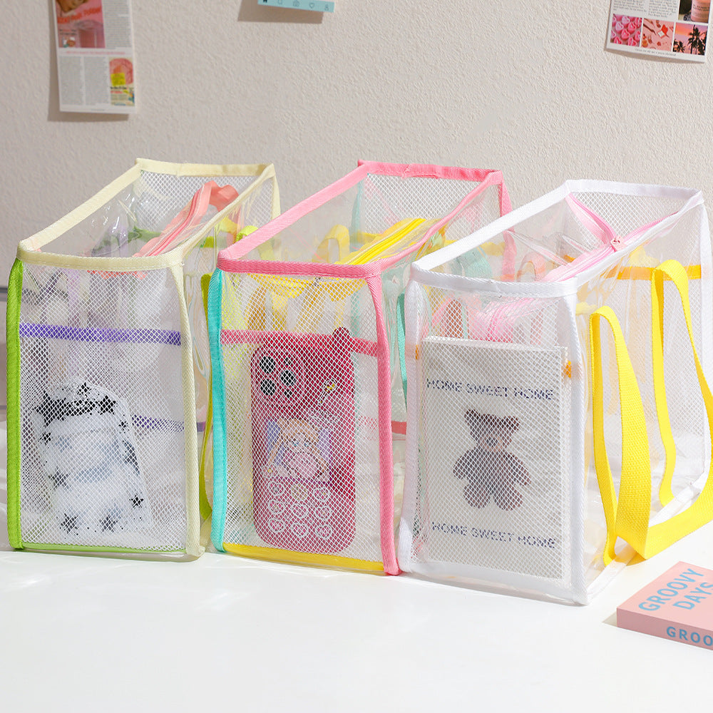 Cartoon Large Clear Tote Bag for Women