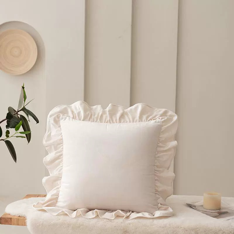 Reversible Flannel Lumbar Pillow Cover Inner