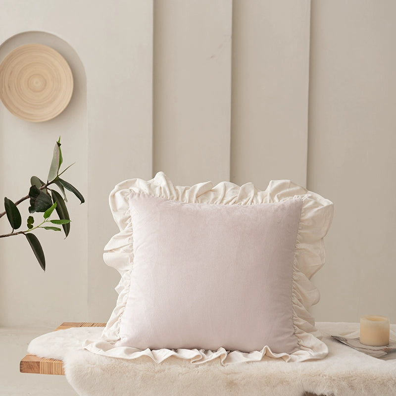 Reversible Flannel Lumbar Pillow Cover Inner