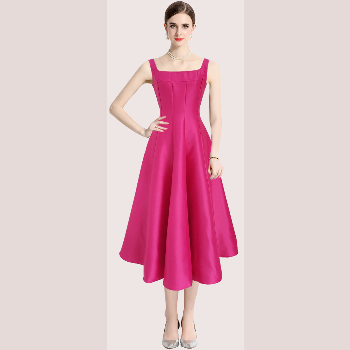 Vintage Simple Ball Evening Party Dresses