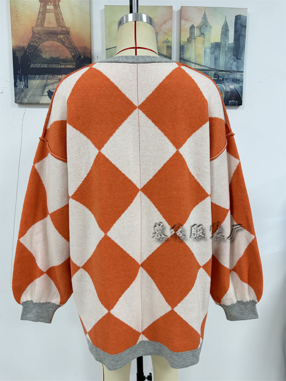 Casual V Neck Knitted Cardigan Sweaters