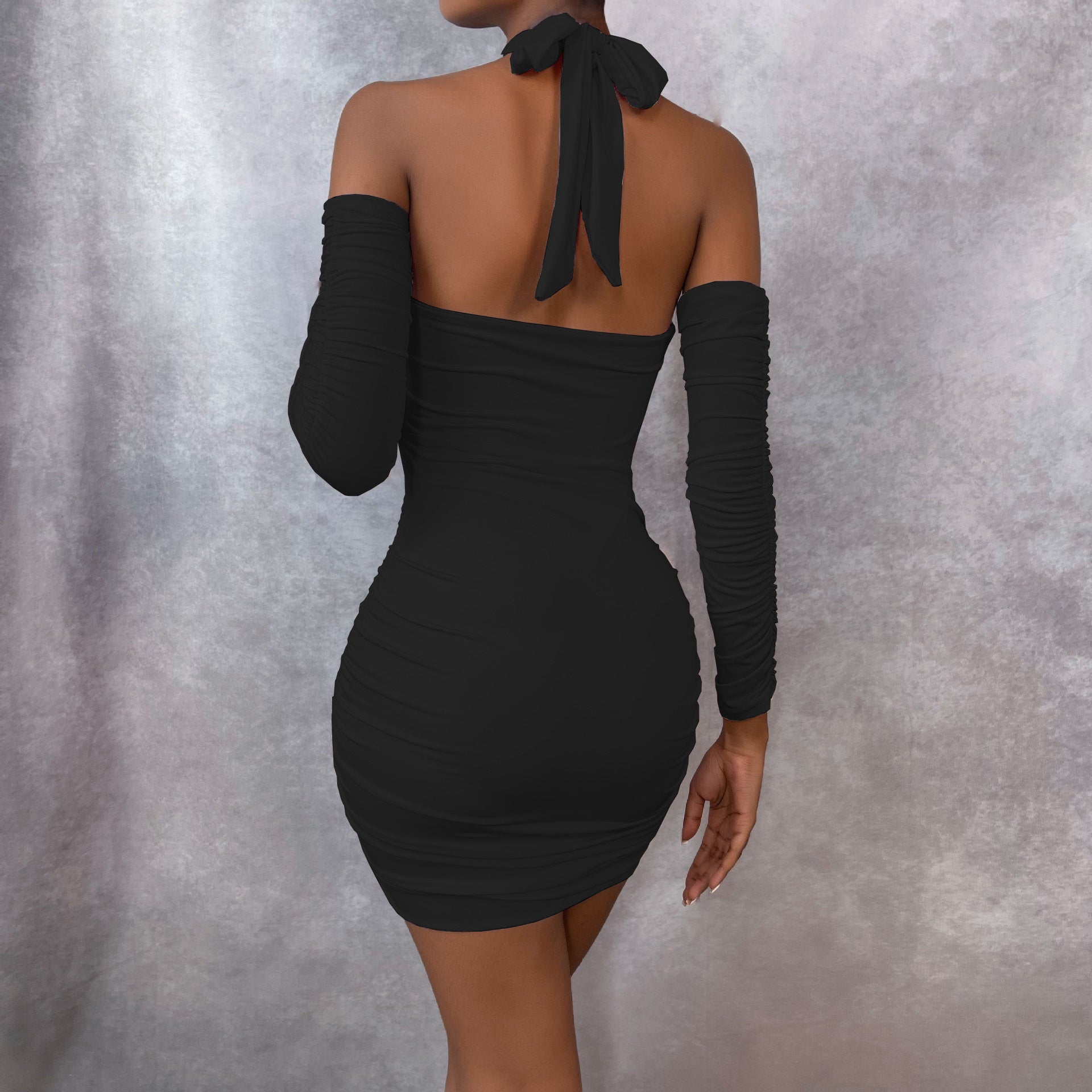 Sexy Summer Halter Sleeves Bodycon Dresses