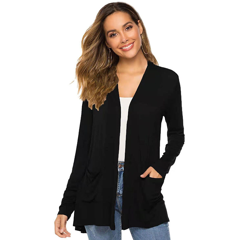 Summer Long Sleeves Women Cardigan Coats