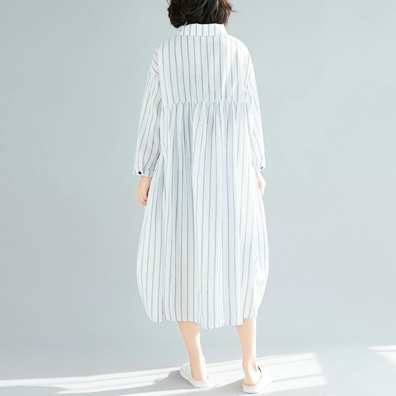 Fashion Linen Plu Ssizes Fall Shirts Coats-Coats & Jackets-Free Shipping at meselling99