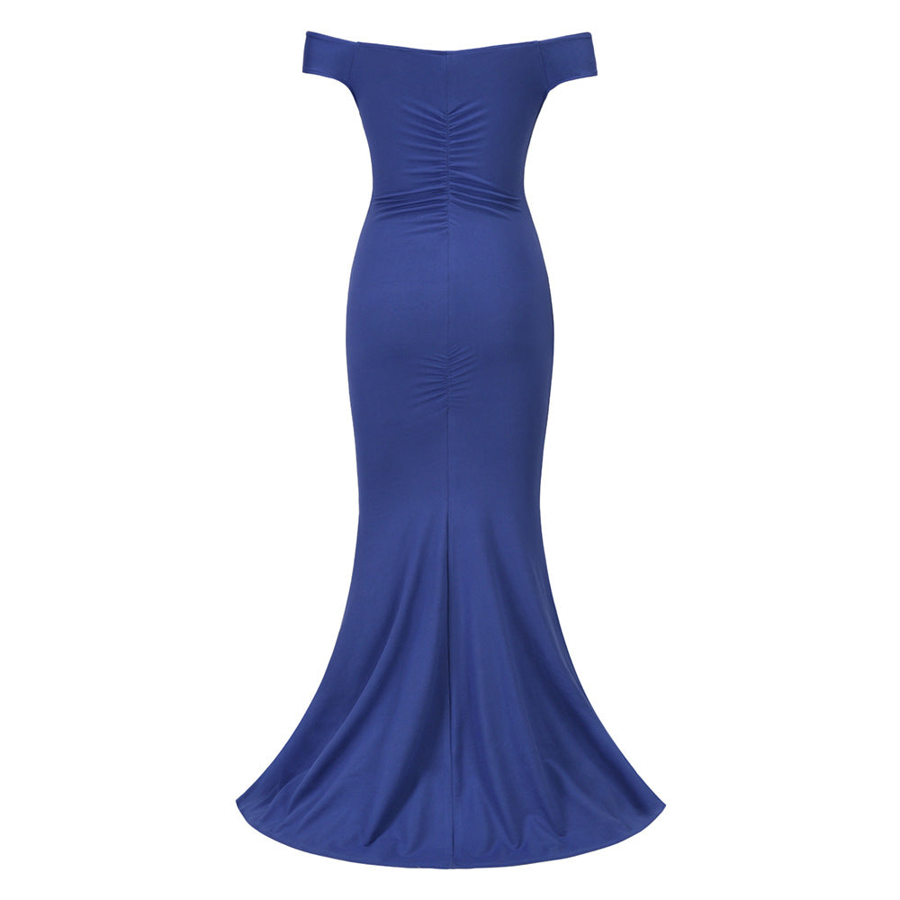 Sexy Backless Slim Women Evening Party Dresses-Dresses-Free Shipping at meselling99