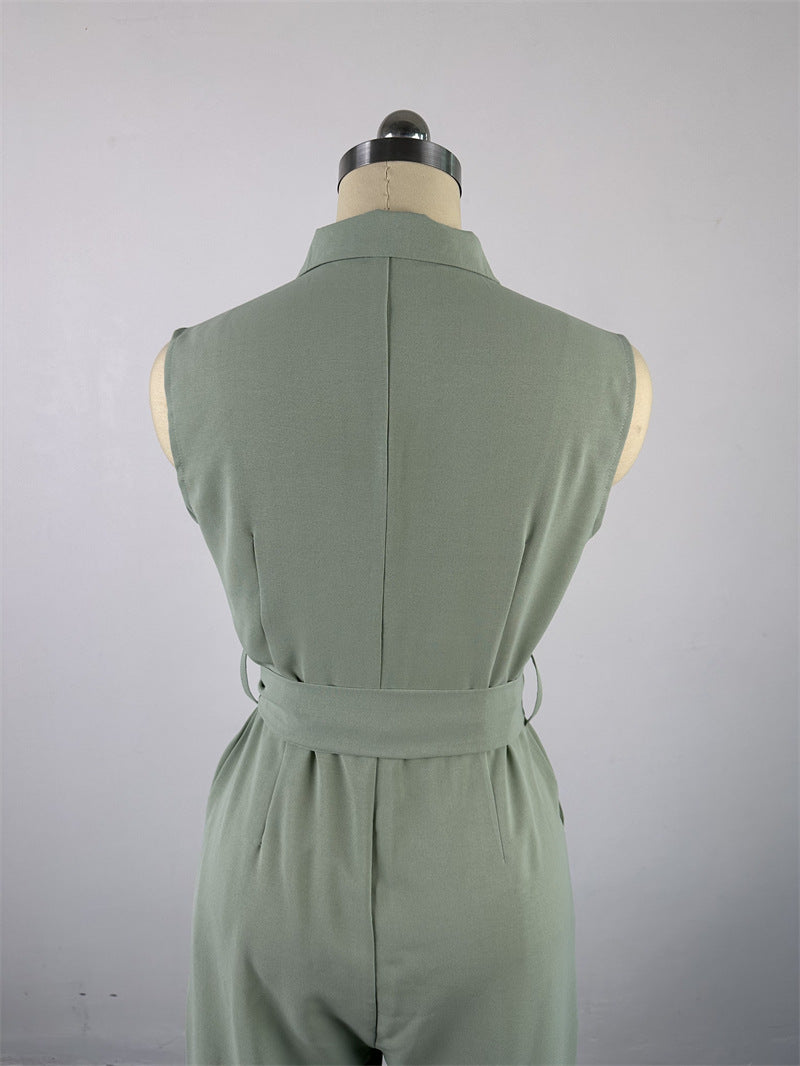 Casual Summer Women Sleeveless Jumpsuits