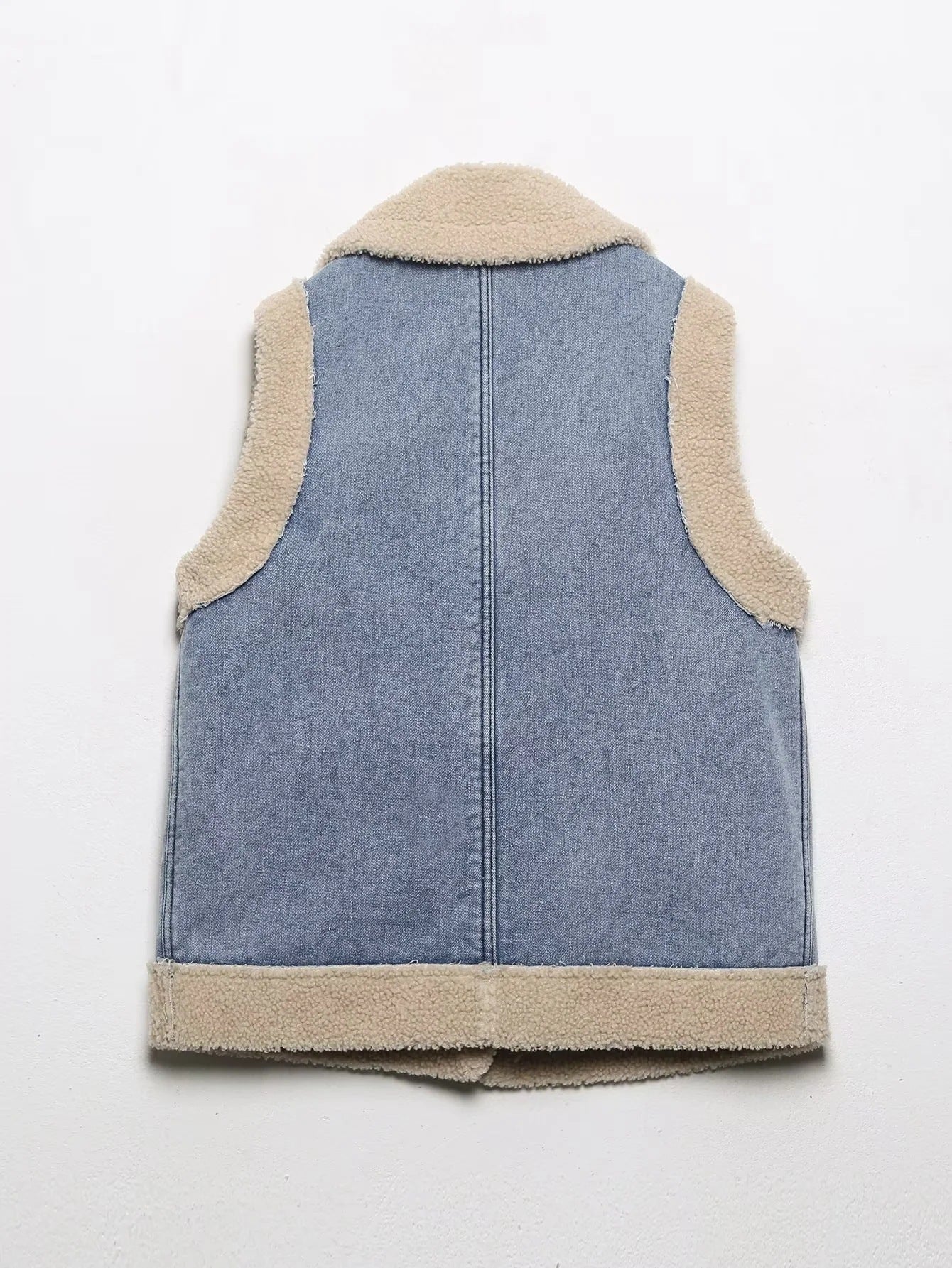 Fashion 2 in 1 Woolen Jacket Vest for Women