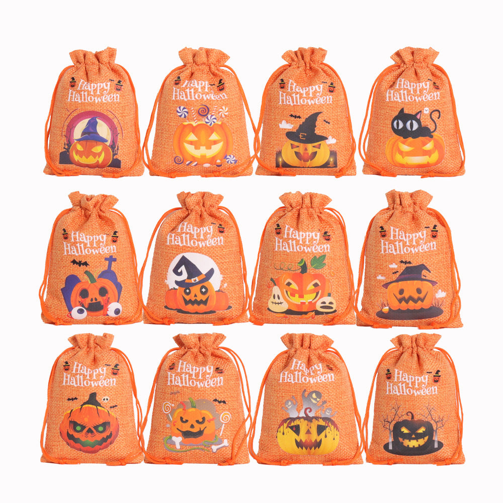Halloween Drawstring Candy Bags