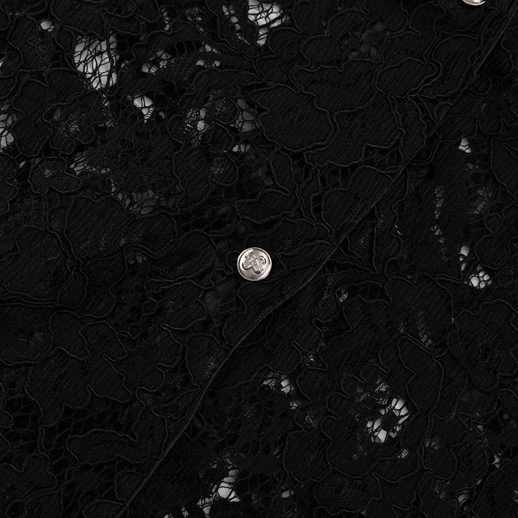 Women's Lace See-Through Two-Piece Set