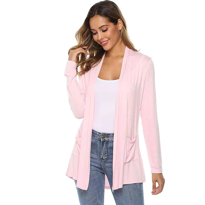 Summer Long Sleeves Women Cardigan Coats