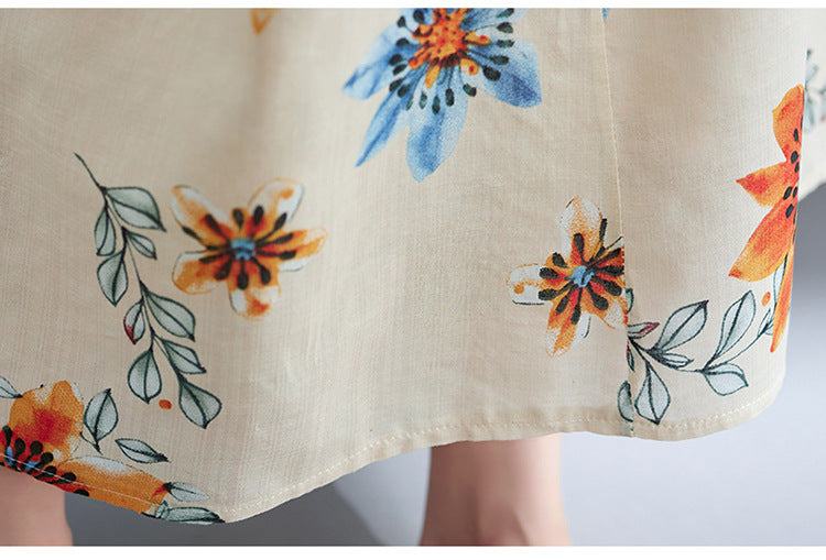 Women Short Sleeves Plus Sizes Long Dresses-Dresses-The same as picture-One Size-Free Shipping at meselling99