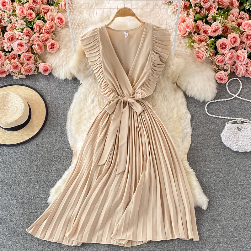 Elegant V Neck Women Long Dresses