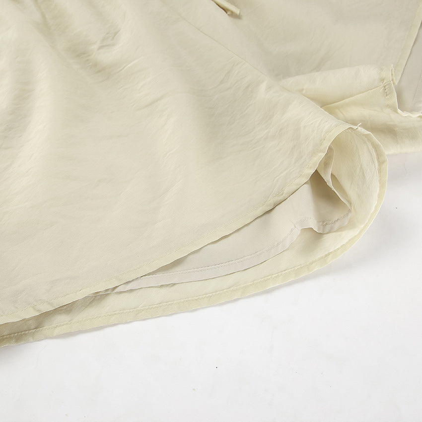 Women's V-Neck Flowy Blouse & Shorts Set