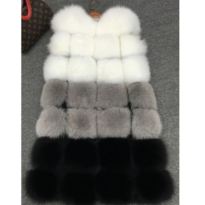 Fashion Faux Fur Winter Long Vest