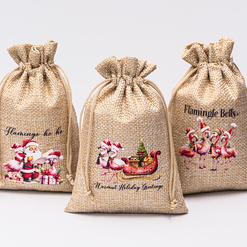 Drawstring Gift Pouches - Linen Storage Bags for Keepsakes & Essentials