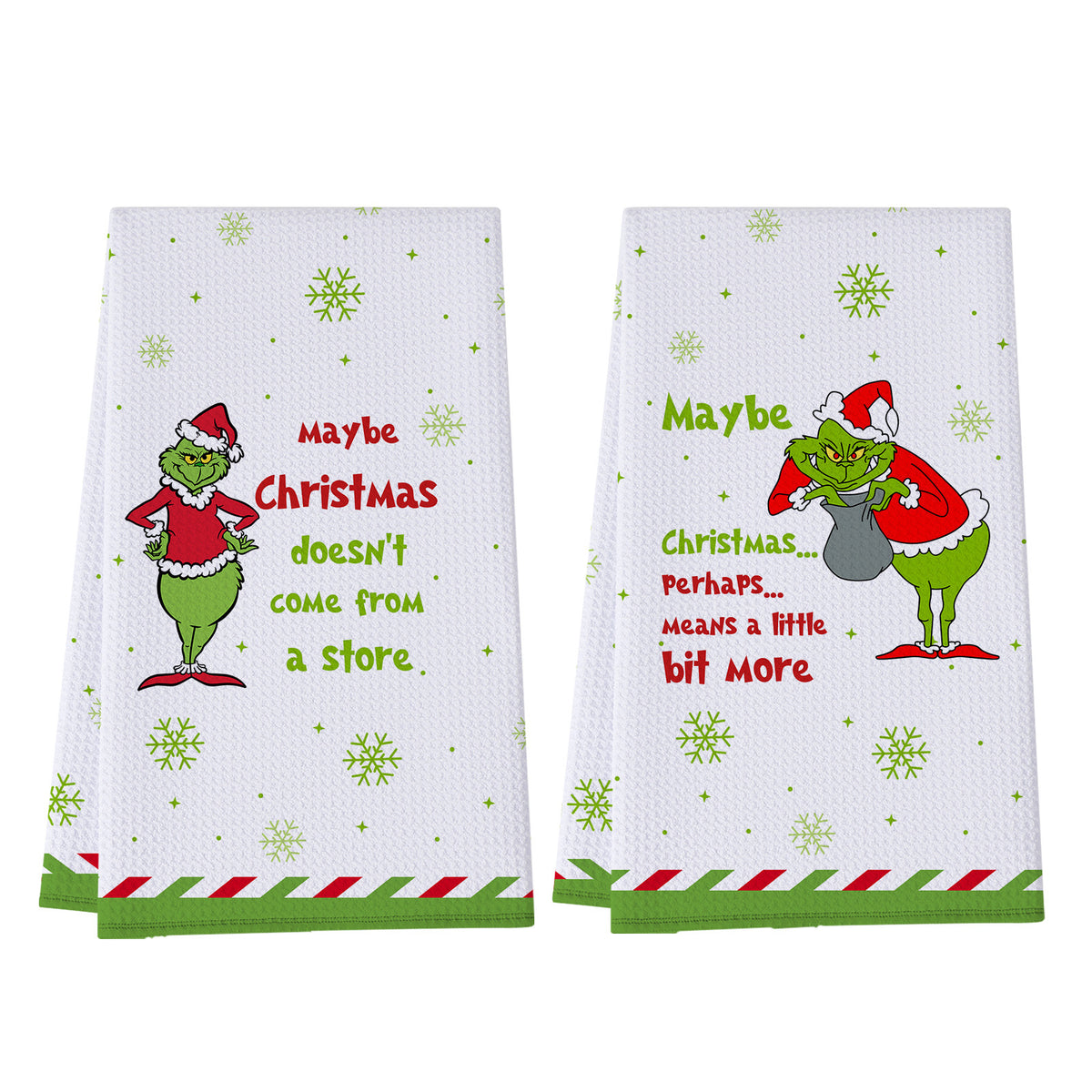Grinch Christmas Kitchen Towel