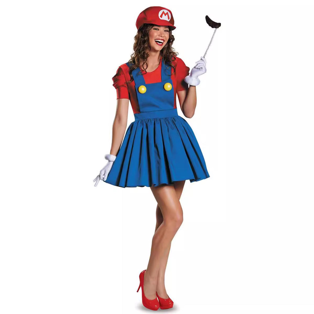 Halloween Women's Adult Mario Costume