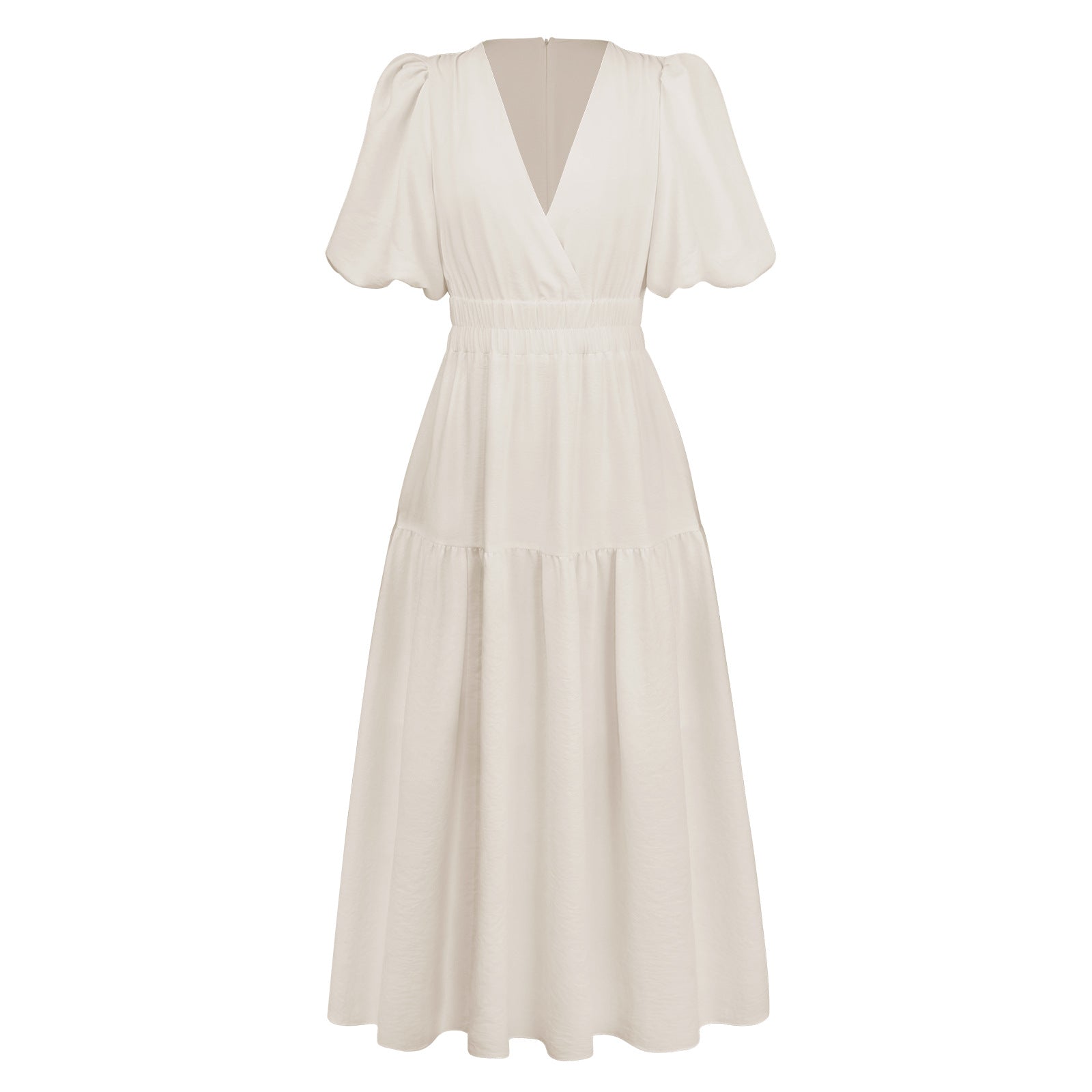 Fashion V Neck Summer Long Dresses for Women