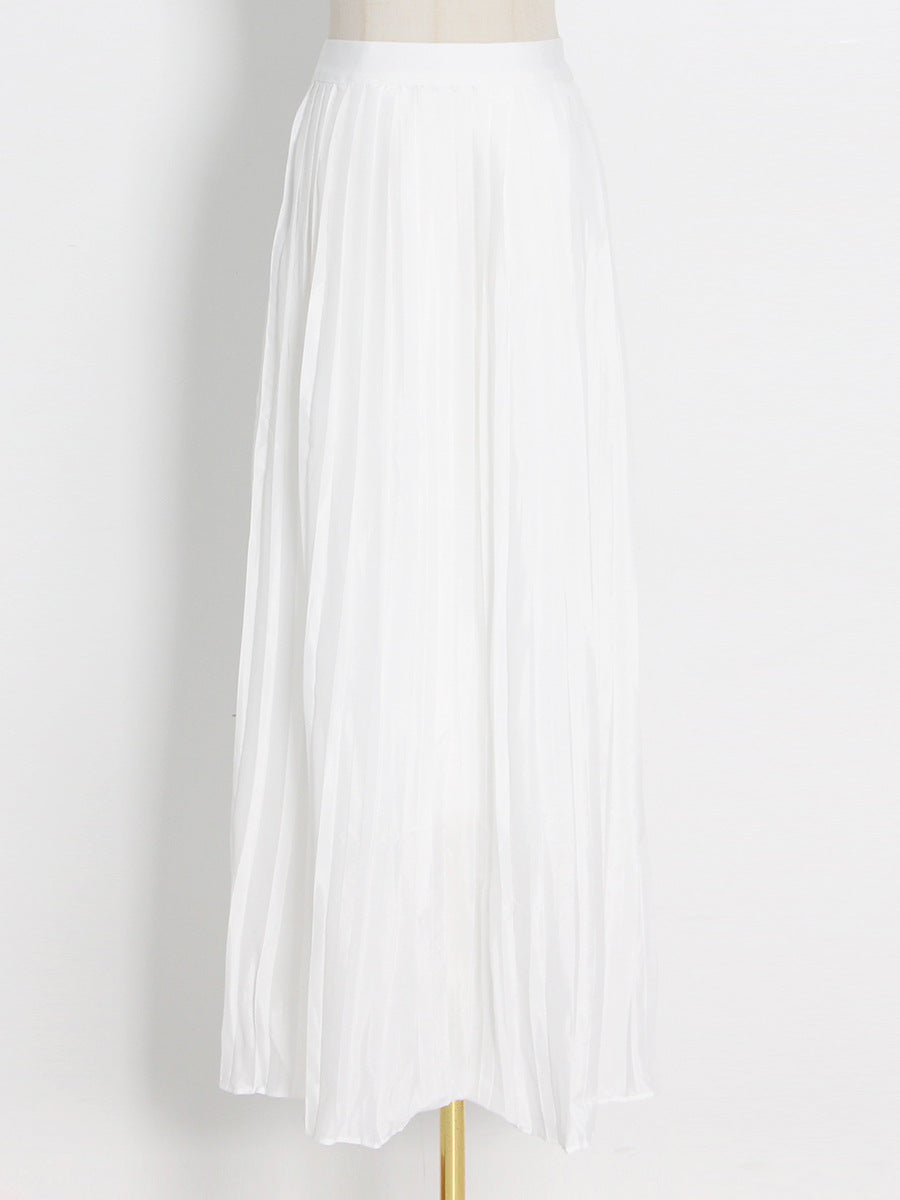 Women's Summer 2-Piece Set – Sleeveless Round Neck Waist-Cinching Slim-Fit Outfit