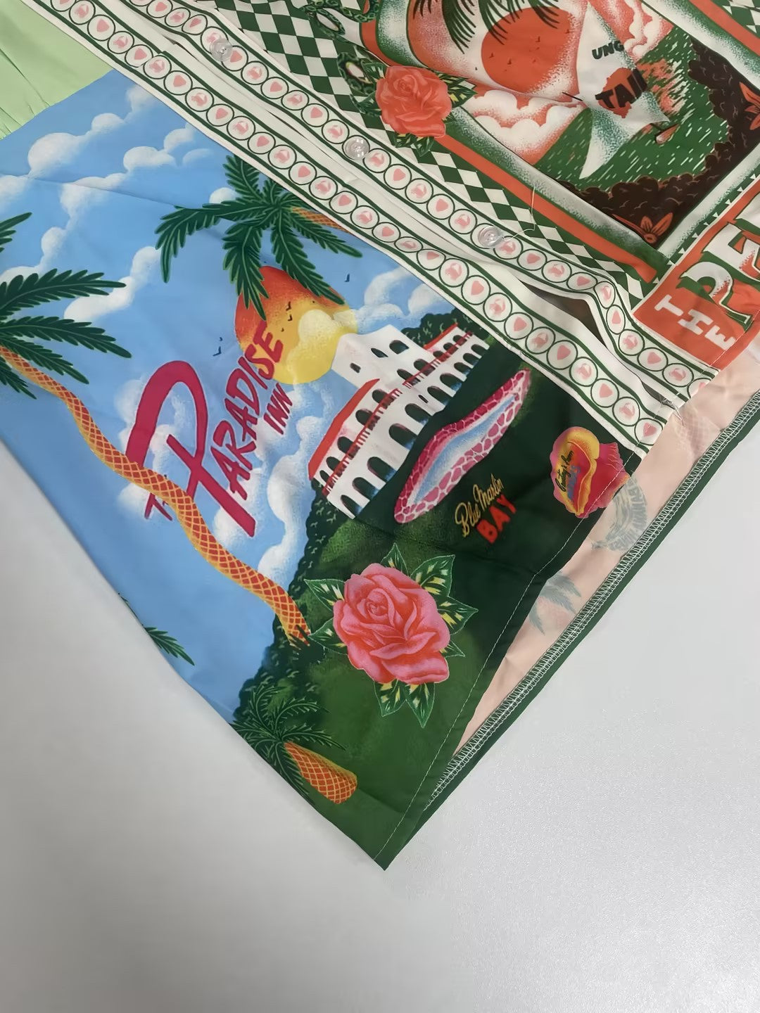 Fashion Floral Print Short Dresses