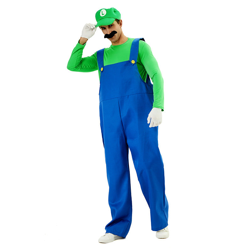 Adult Mario Costume for Halloween Cosplay
