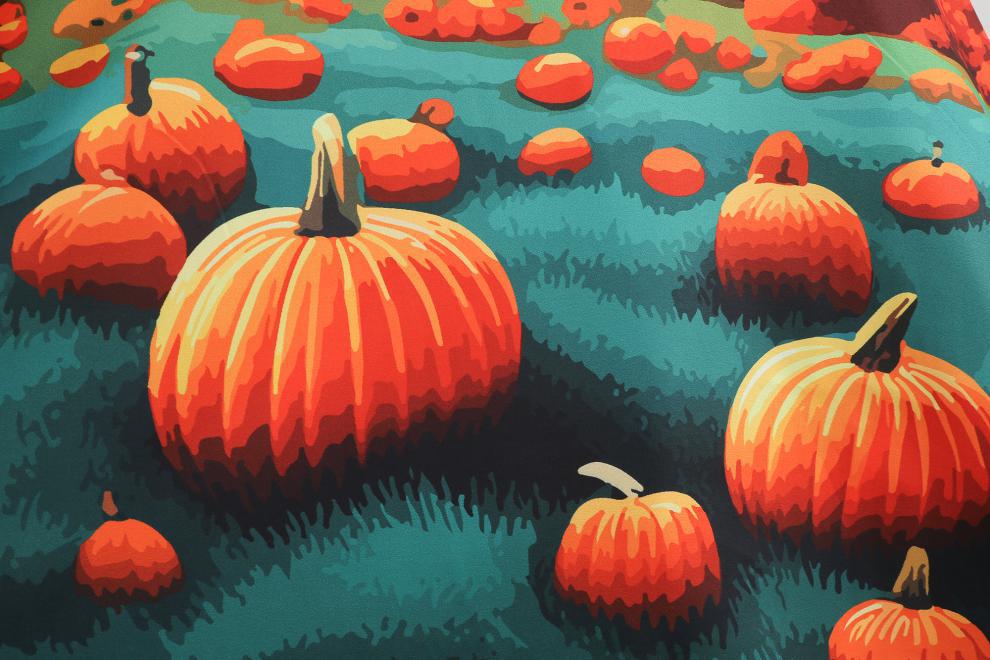 Halloween Print Fit & Flare Dress