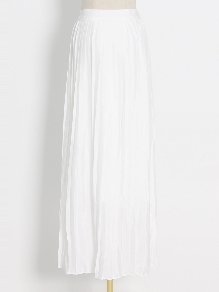 Women's Summer 2-Piece Set – Sleeveless Round Neck Waist-Cinching Slim-Fit Outfit