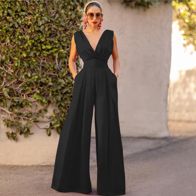 Women's High-Waisted Slimming Jumpsuit