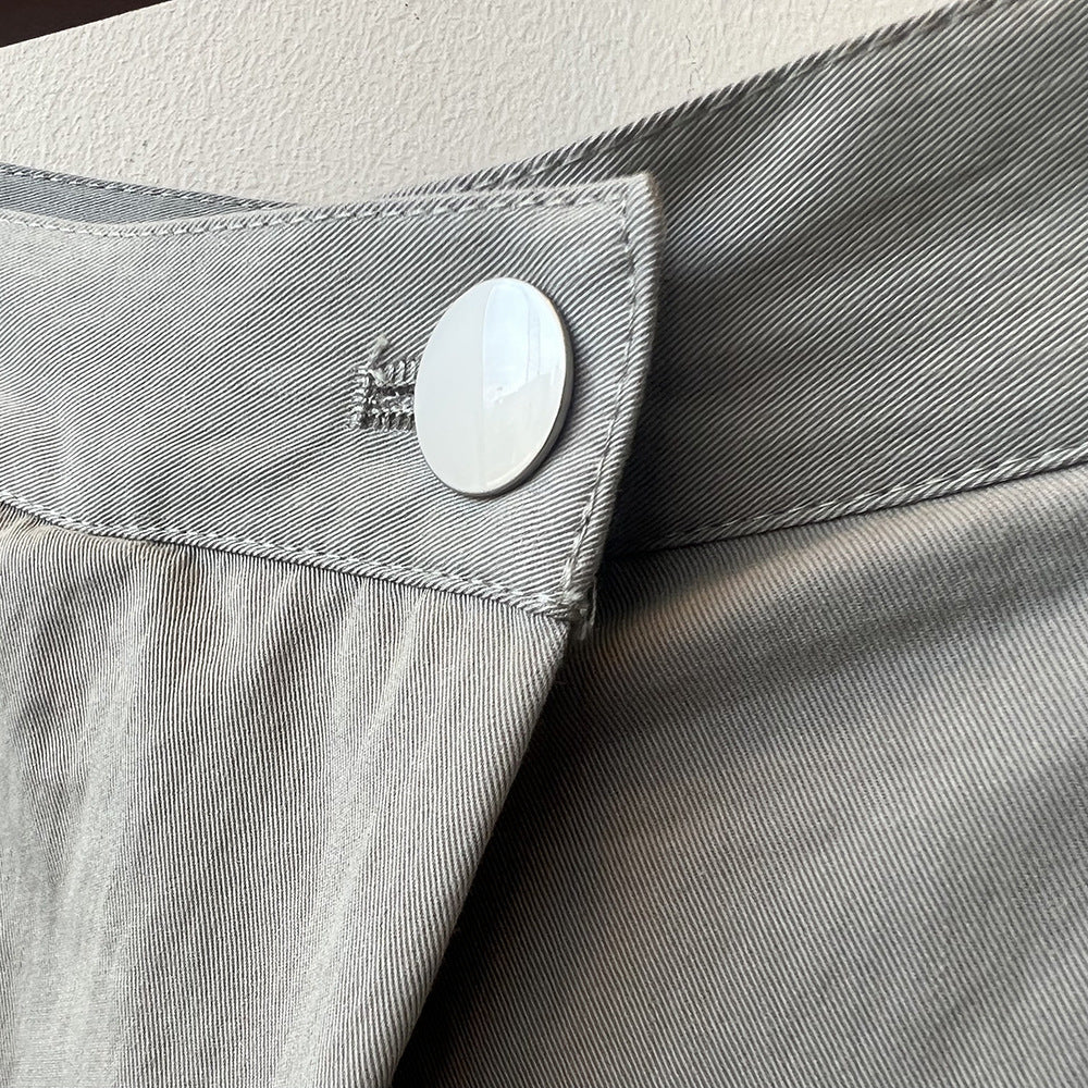 Women's Asymmetric Hem Wide-Leg Pants