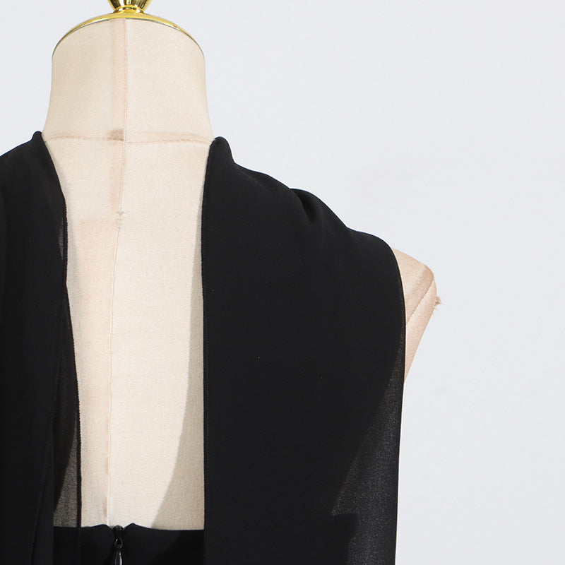 Designed Elegant Strapless Black Evening Dresses