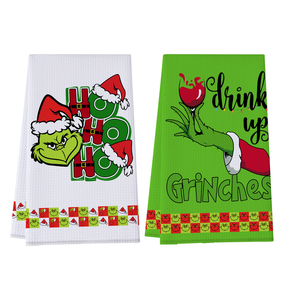 Grinch Christmas Kitchen Towel