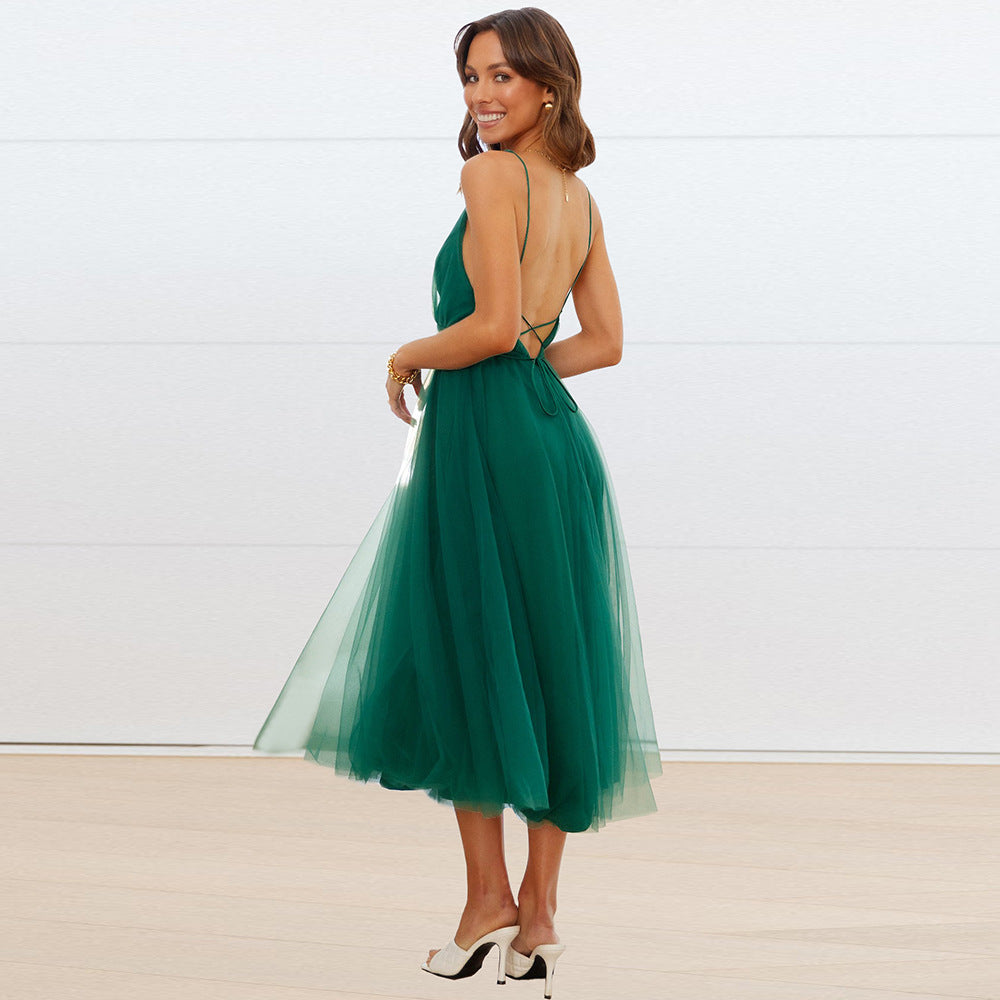 Sexy Summer Tulle Fairly Women Party Dresses-Dresses-Free Shipping at meselling99
