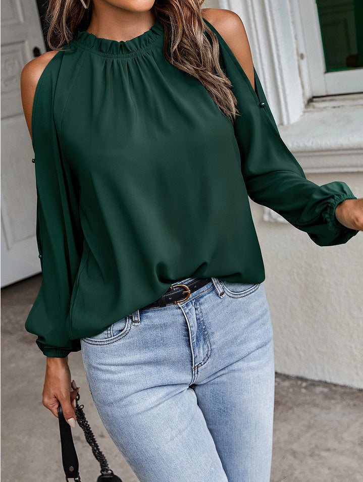 Casual Long Sleeves Women Blouses