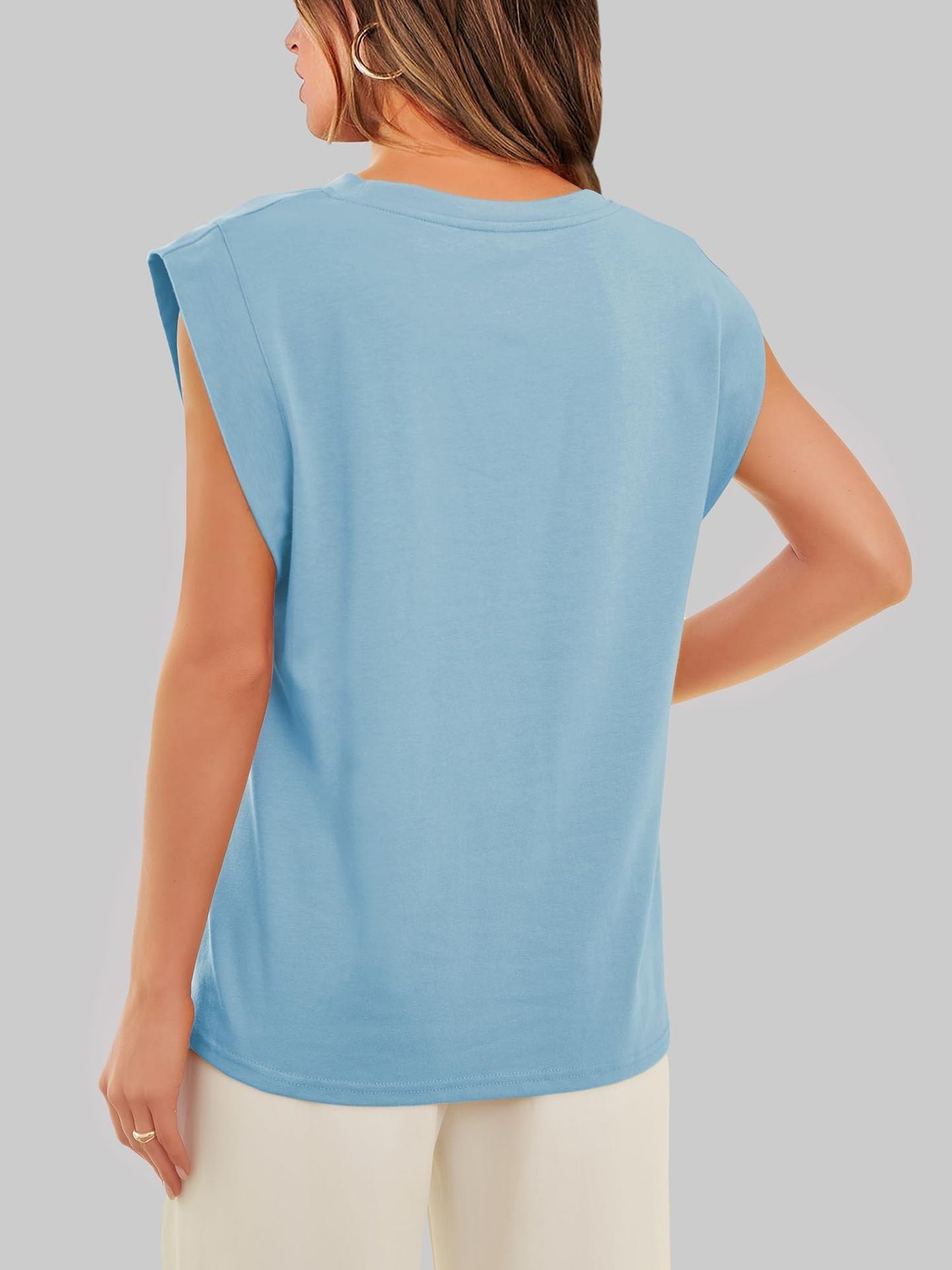 Casual Round Neck Short Sleeves Summer T Shirts