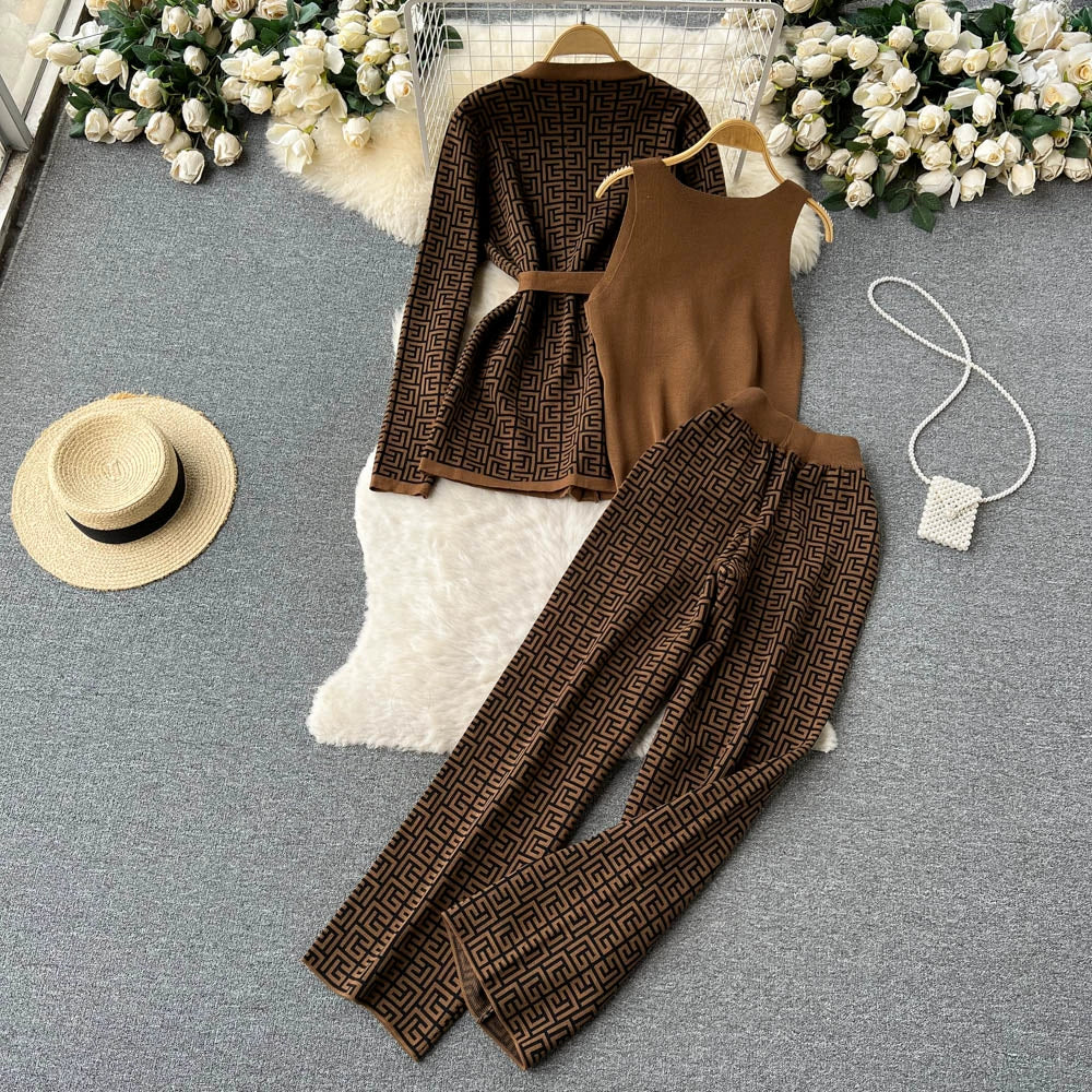 Casual Women 3pcs Outfit Suits