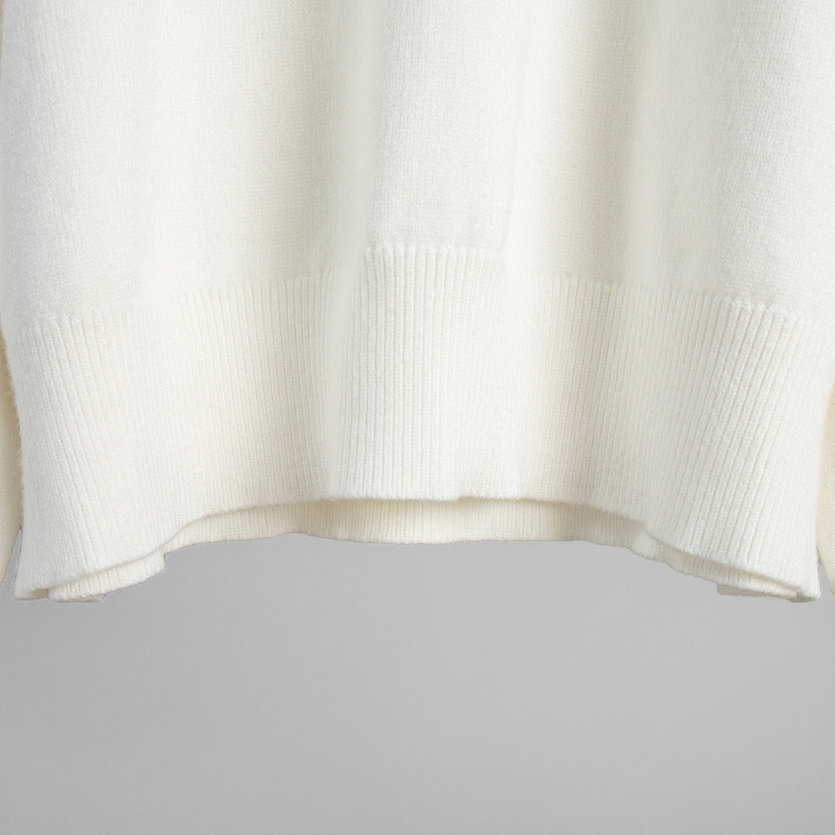 Classic Relaxed-Fit Dark Crewneck Sweater