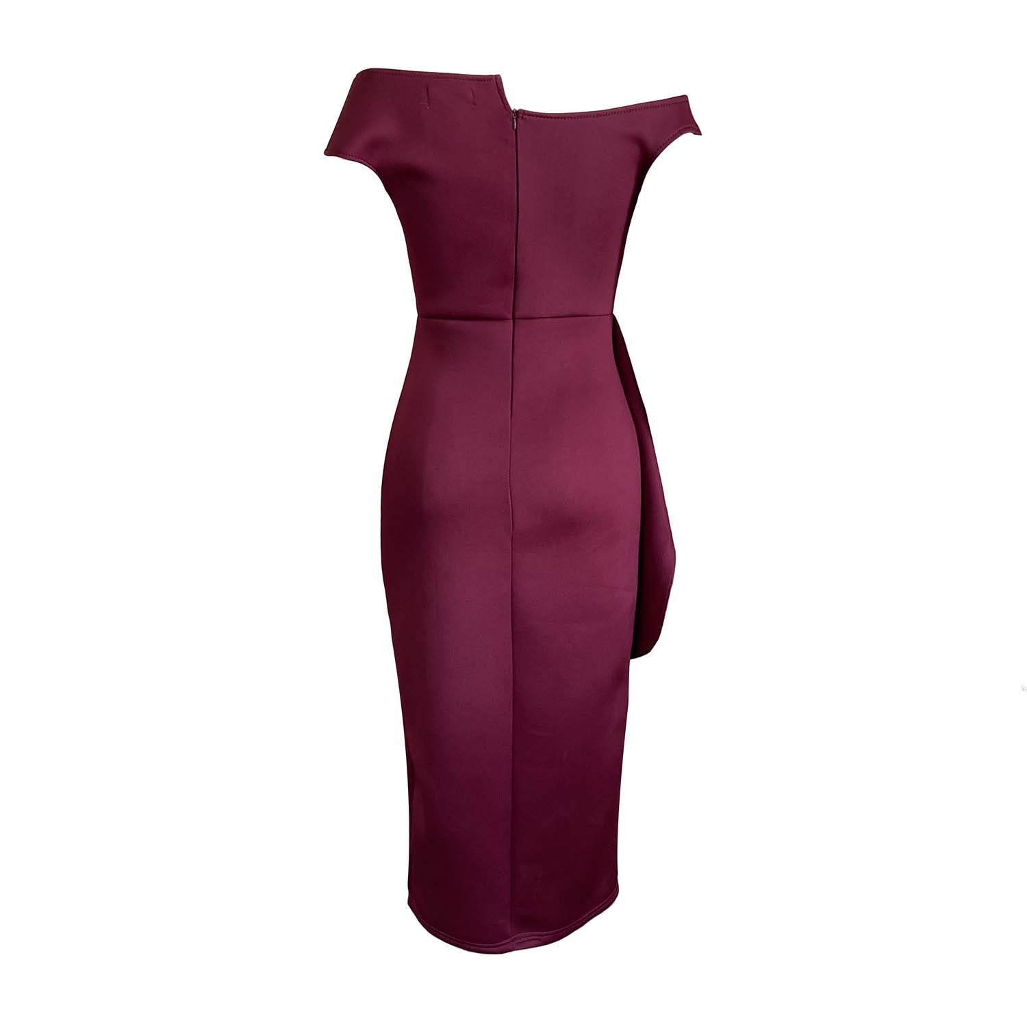 Fashion High Waist Plus Sizes Midi Party Dresses-Dresses-Free Shipping at meselling99