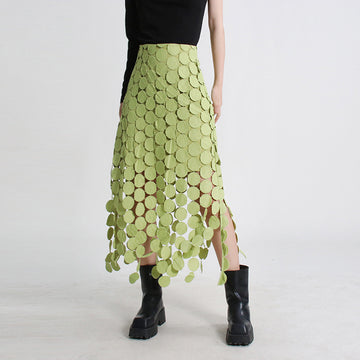 Embroidery Tassel High-End Bodycon Skirt