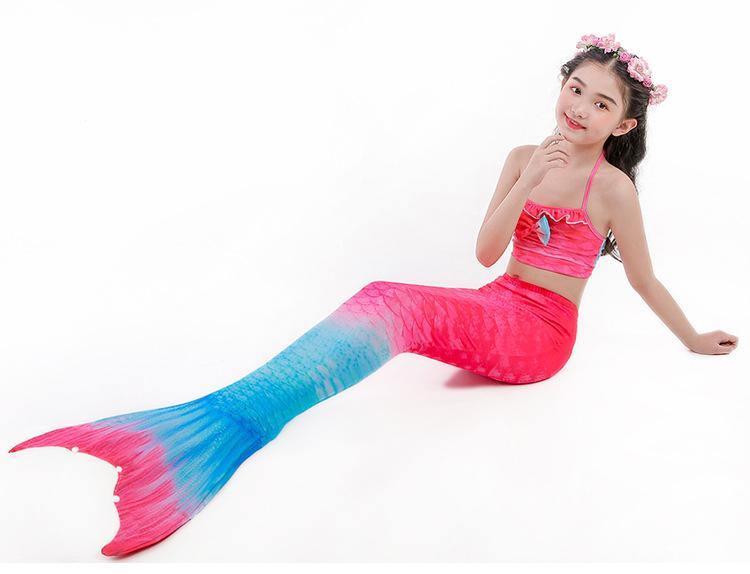 Grils Summer Mermaid Dress&Bikini-STYLEGOING