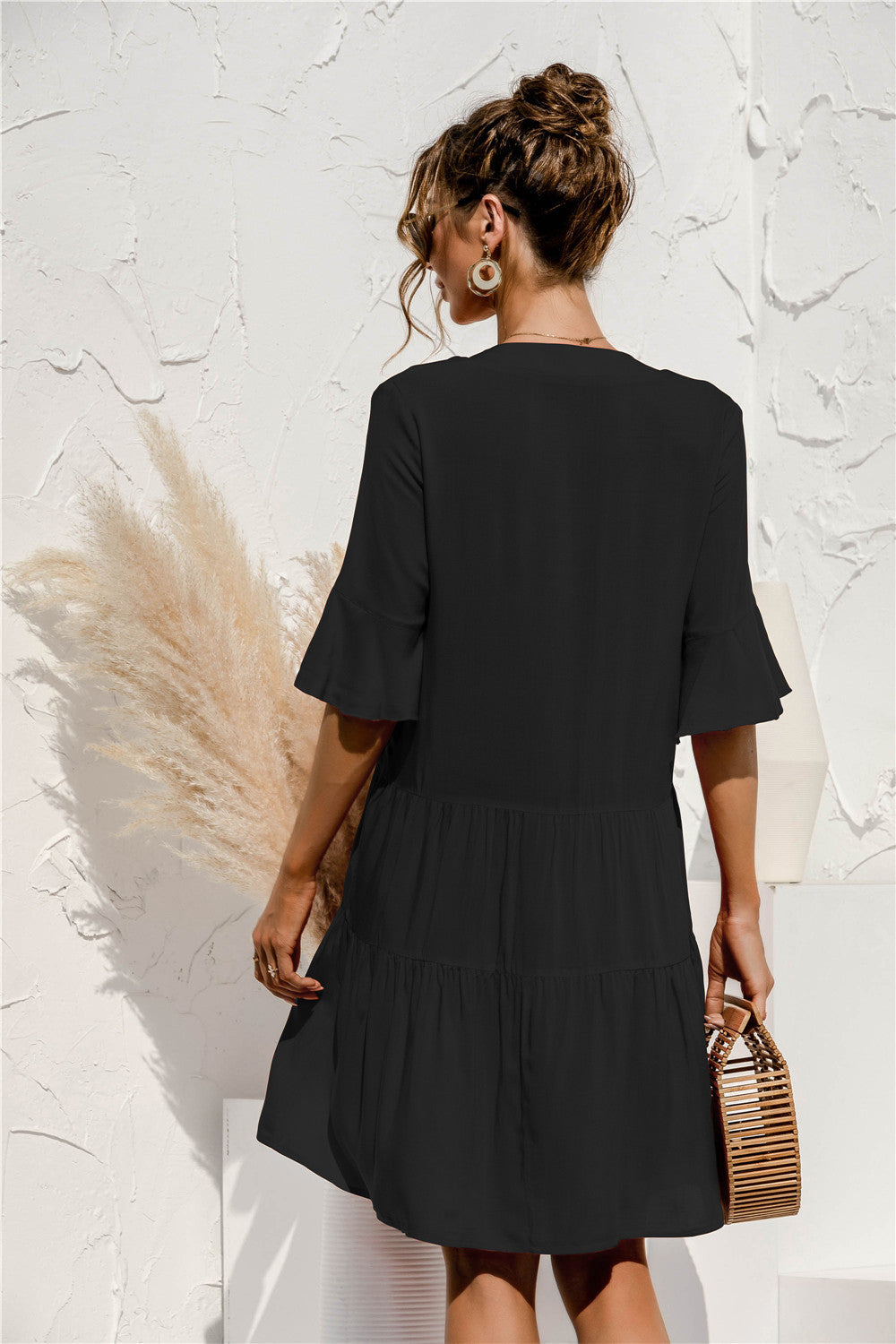 Casual Short Cake Style Daily Dresses