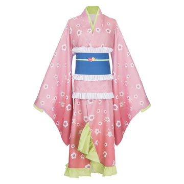 Demon Slayer Kimetsu no Yaiba Mitsuri Kanroji Cosplay Costume