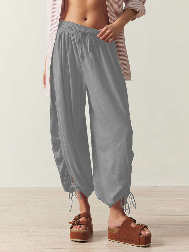 Casual Summer Drawstring Women Pants