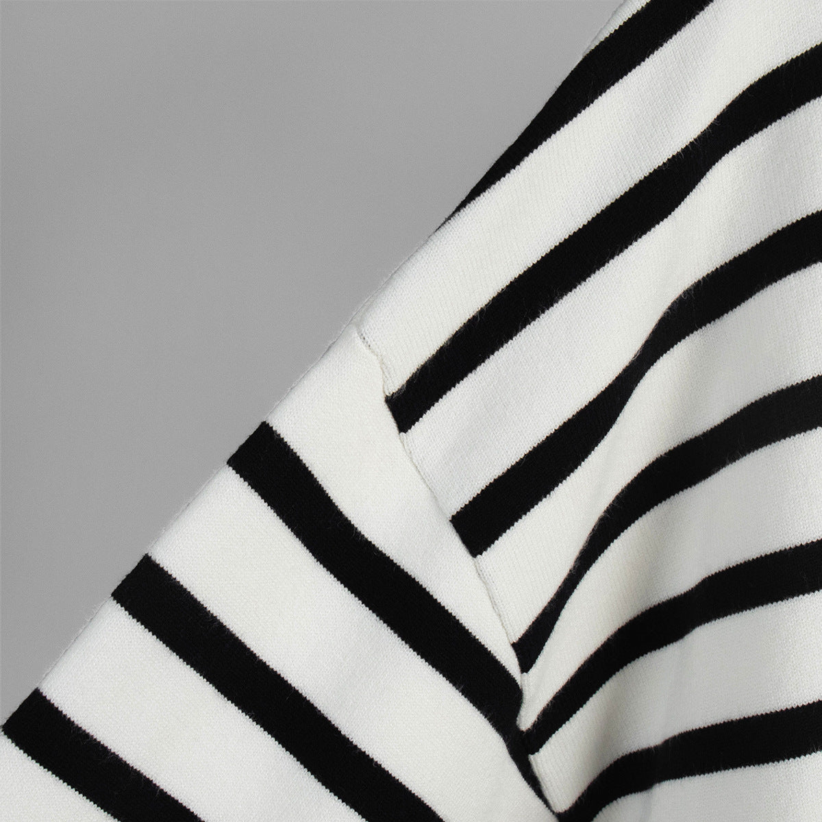 Women's Striped Turtleneck Sweater