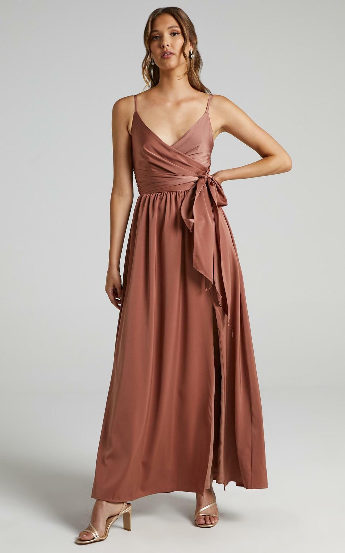 Sexy Satin Sleeveless Party Dresses-Dresses-Free Shipping at meselling99