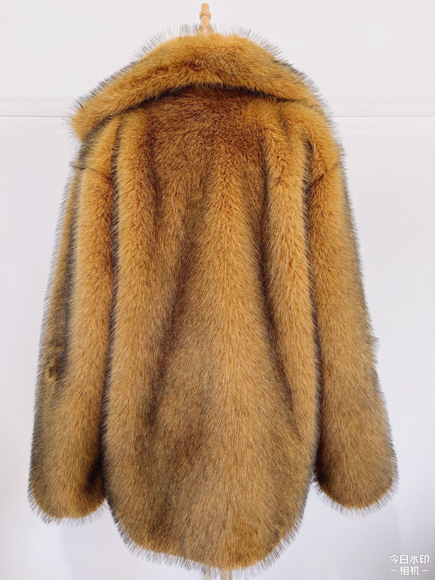 Winter Man Made Fox Fur Coats for Women