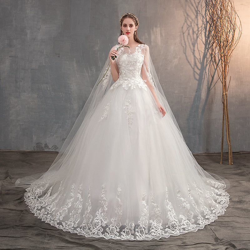 Fairly Princess Train Wedding Dresses