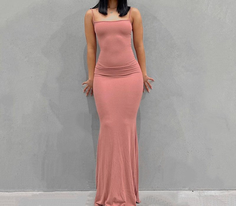 Sexy Spaghetti Straps Sheath Mermaid Dresses