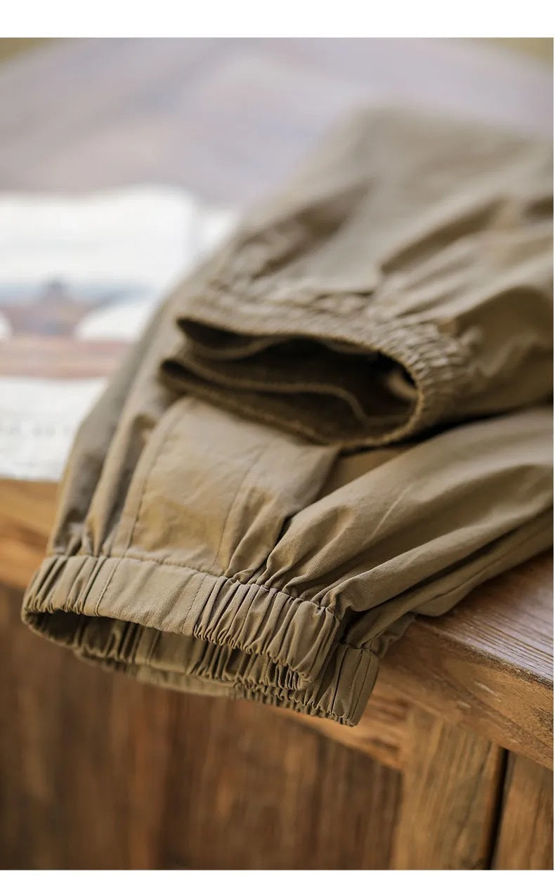 High-Waisted Cargo Jogger Pants